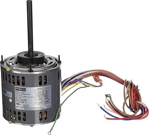 Fasco D701 5 6 Inch Direct Drive Blower Motor 1 2 Hp 115 Volts 1075 Rpm 4 Speed 7 7 Amps Oao Enclosure Reversible Rotation Sleeve Bearing Fan Motors Amazon Canada