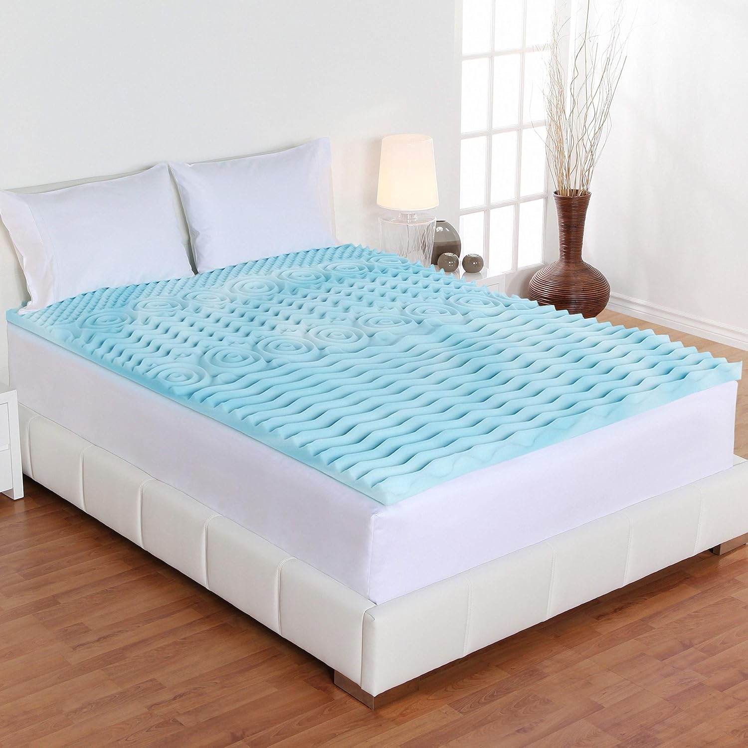 Best 2” orthopedic 5-zone foam mattress topper