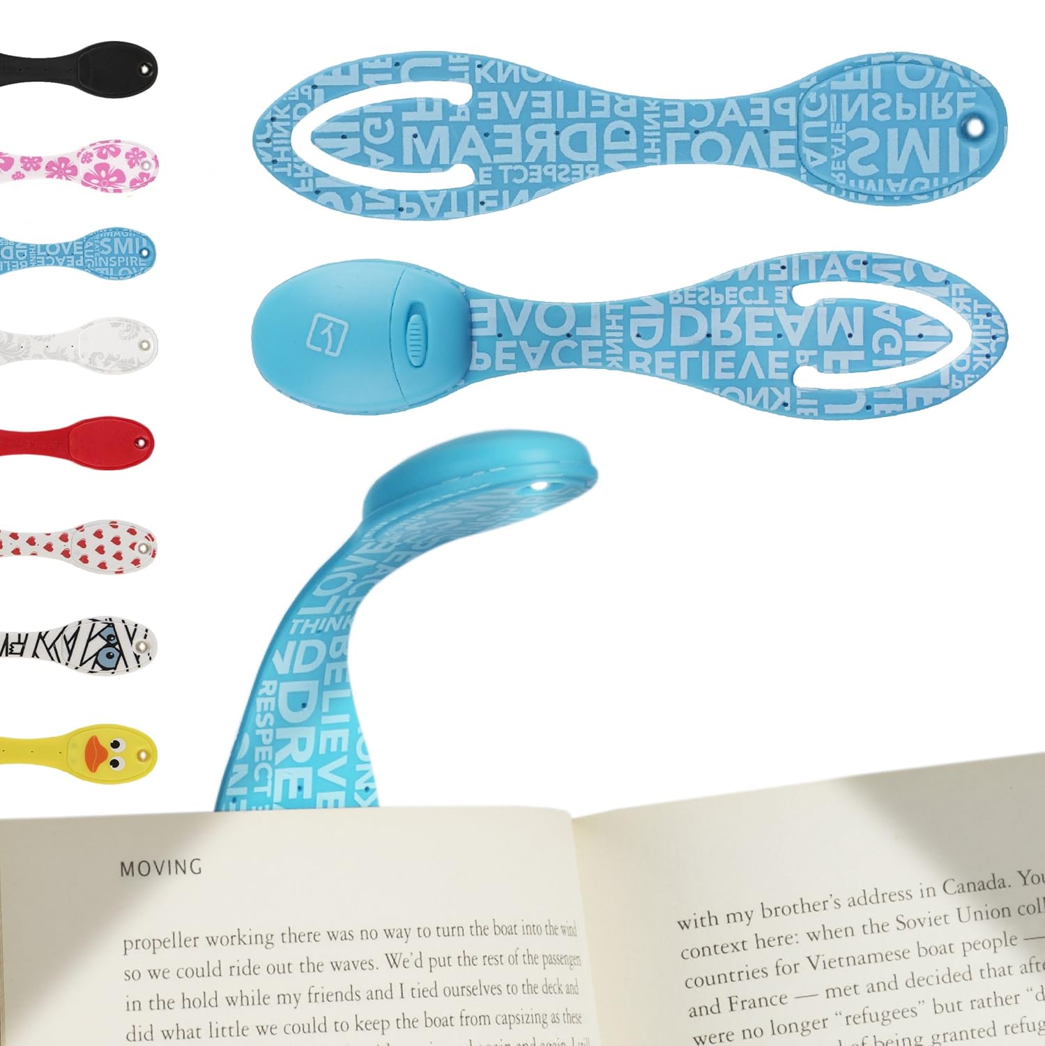 LÁMPARA DE LECTURA PARA LIBRO  Linterna con luz LED para leer