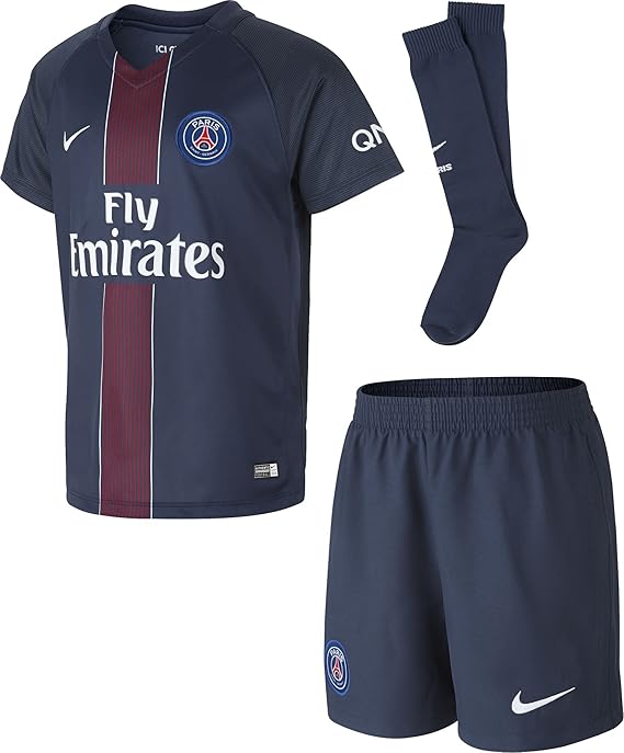 2016-2017 PSG Home Nike Little Boys Mini Kit