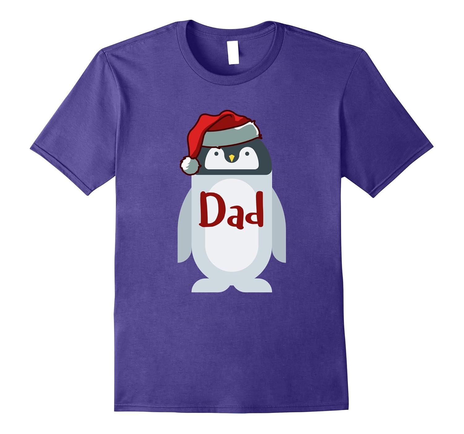 Dad Family Christmas Penguin Pajama T-Shirt-ANZ