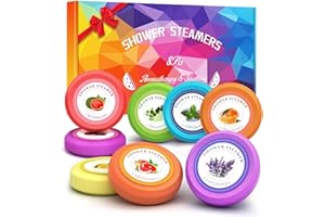 sanyi Shower Steamers Aromatherapy with Essential Oils,Christmas Stocking Stuffers White Elephant Gifts for Teen Girls Adults