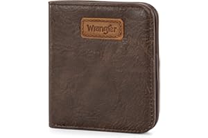 Montana West X Wrangler Small Wallet Women Slim Thin Wallets Card Cases Money Organizer Minimalist Pocket Wallet with RFID Lining