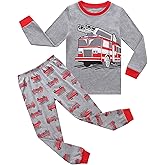 RKOIAN Little Boys Long Sleeve Pajamas Sets Toddler 100% Cotton Pjs Kids Sleepwears