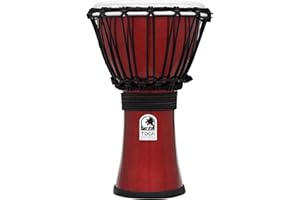 Toca TFCDJ-7MR Freestyle Colorsound 7-Inch Djembe - Metallic Red