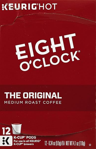 EIGHT O’CLOCK THE ORIGINAL COFFEE, 12 CT(PACK OF 1)