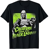 Universal Monsters Creature from The Black Lagoon Green T-Shirt