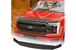 Maxzina TPE Hood Protector Compatible with 2021-2025 2026 Ford F150 XL/STX/XLT/Lariat Hood Shield TPE Bug Deflector Bug Guard