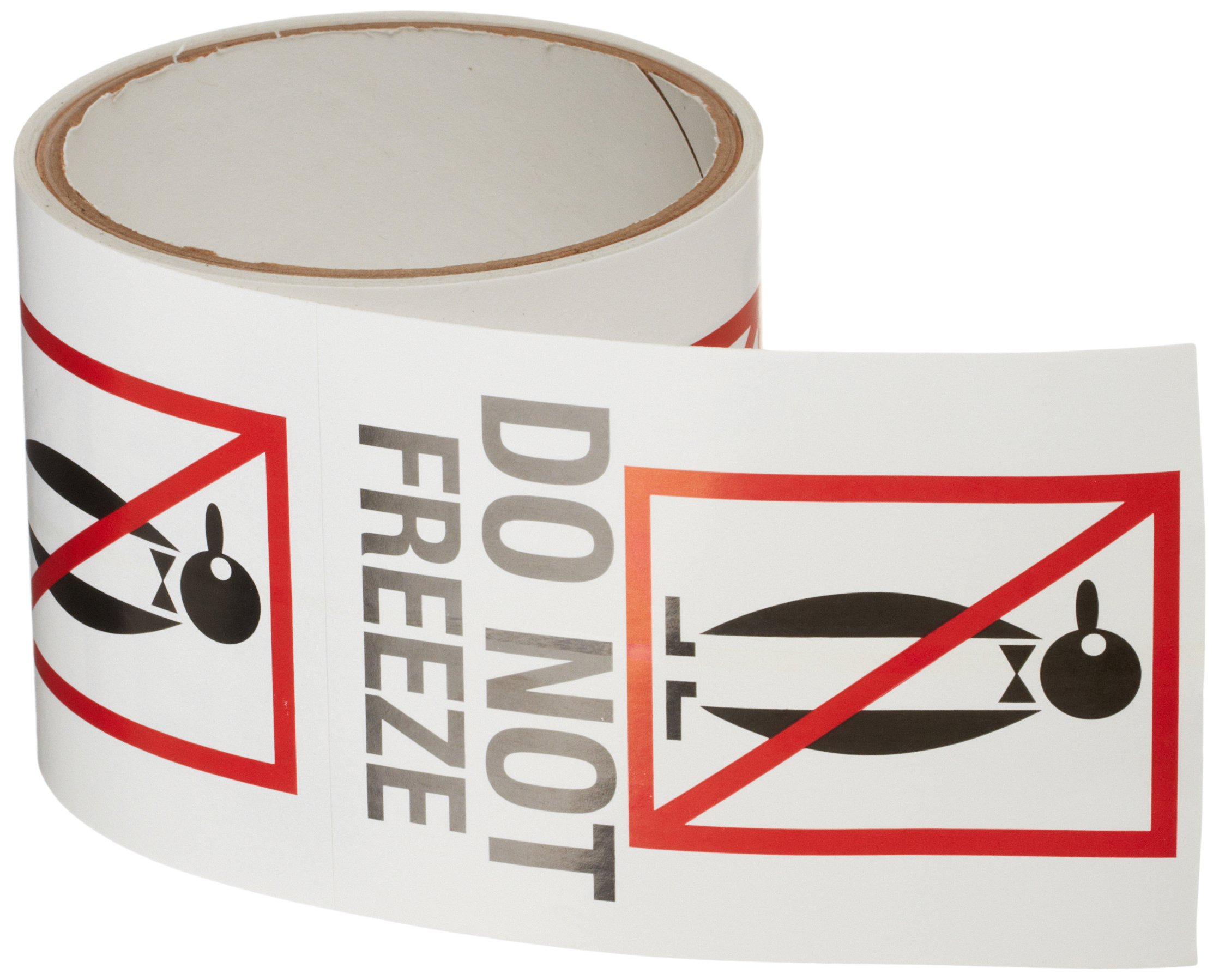 TapeCase SHIPLBL-019-50 Warning Labels ''Do Not Freeze'' - 50 per pack (1 Pack)