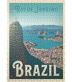 Dowdle Folk Art Rio De Janeiro Jigsaw Puzzle - 500 Pieces, 16"x20" Finished Size
