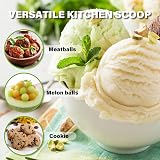 TJ POP Large Ice Cream Scoop 60ml 23cm Stainless Steel with Easy Release view 7