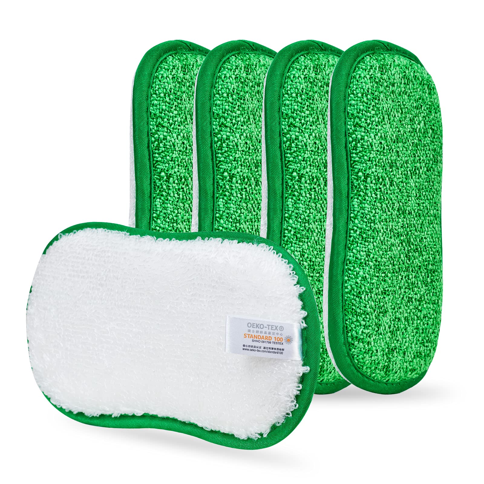 Photo 1 of ****Partial set***

Kitchen Dish Sponge Scrubber Non Scratch, Dishcloth No Odor Reusable Washable Multipurpose Scrub Pads Sponges Heavy Duty for Dawn Dish Soap Cleaning of Sink Pans