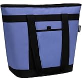 Insulated Cooler Bag, Reusable Grocery Bags for Hot/Cold Food, Thermal Food Delivery Bag for Beach, Travel, Picnics