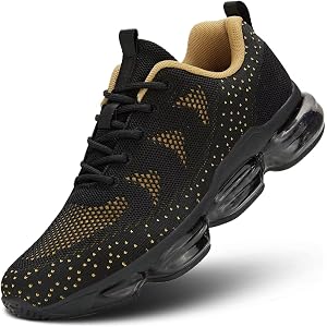 CHRXEE Mens Air Cushion Running Shoes Breathable Workout Casual Walking Sneakers Basketball Fashion Tennis Gym Sport Trainers