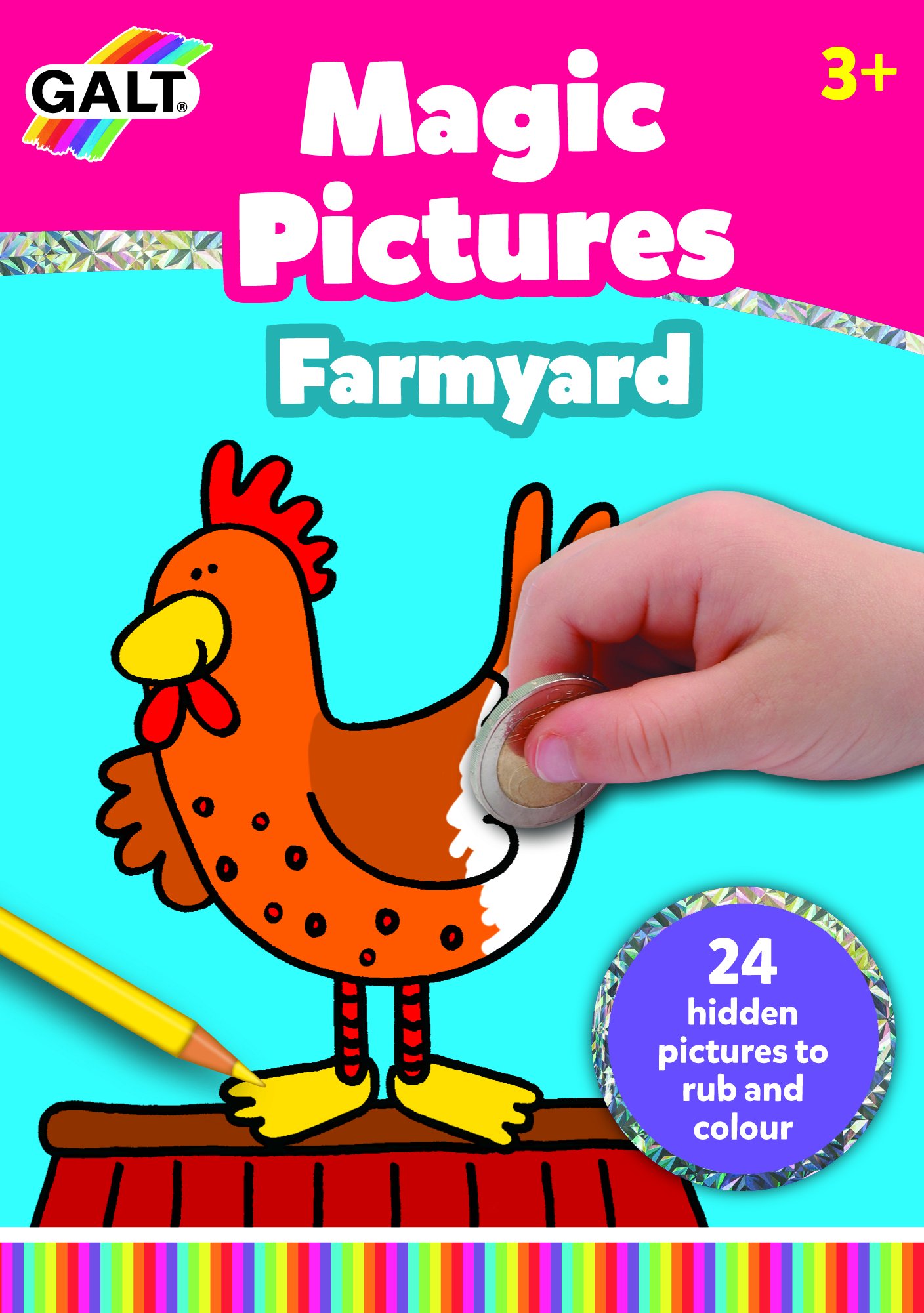 Galt Toys, Magic Picture Pad - Farmyard, Surprise Reveal Drawing Pad, Ages 3 Years Plus