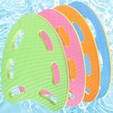4 PCS Swimming Kickboard for Kids, Contour Kick Board with Handles for Beginners,Swim Kick Board for Swimming Training Aid Kickboard with Handrail Hole for Swim Teams &amp; Recreational Swimmers