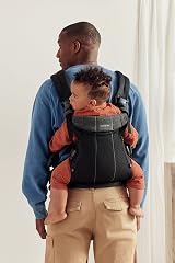 BabyBjörn Harmony Baby Carrier 3D Mesh Black ergonomic support view 6