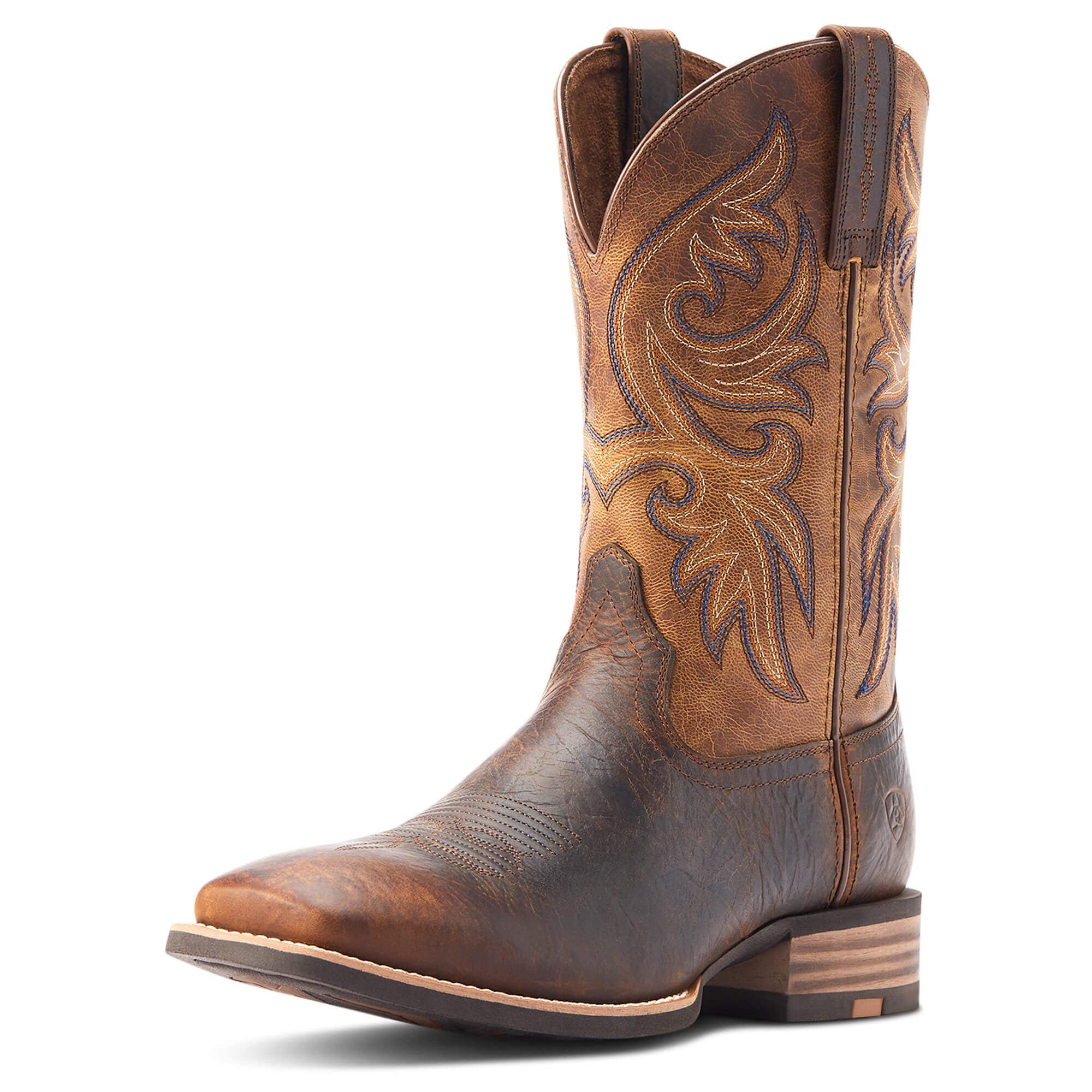 Photo 1 of Ariat Mens Slingshot Western Boot Bartop Brown/Trusty Tan 9.5