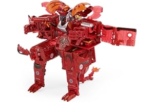 Bakugan GeoForge Dragonoid, 7-in-1 Includes Exclusive True Metal Dragonoid and 6 Geogan Collectibles, Kids Toys for Boys