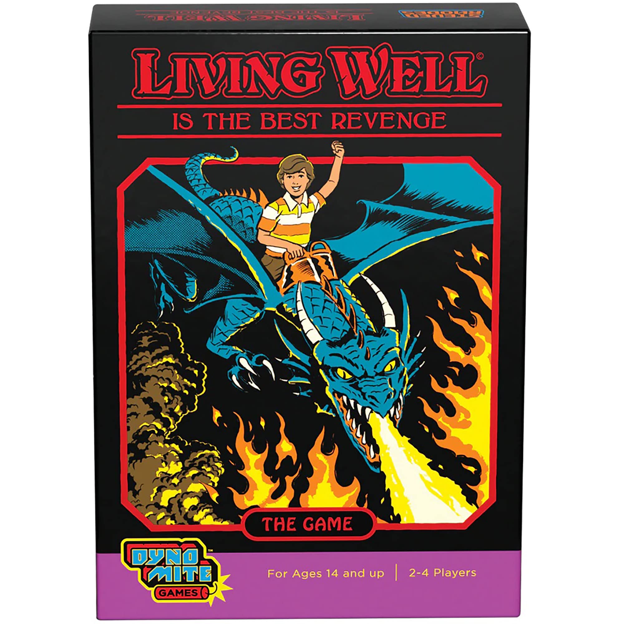 Cryptozoic Entertainment | Living Well Is the Best Revenge (Steven Rhodes Games Vol. 2) | Card Game | Ages 14+ | 2-4 Players | 15 Minutes Playing Time