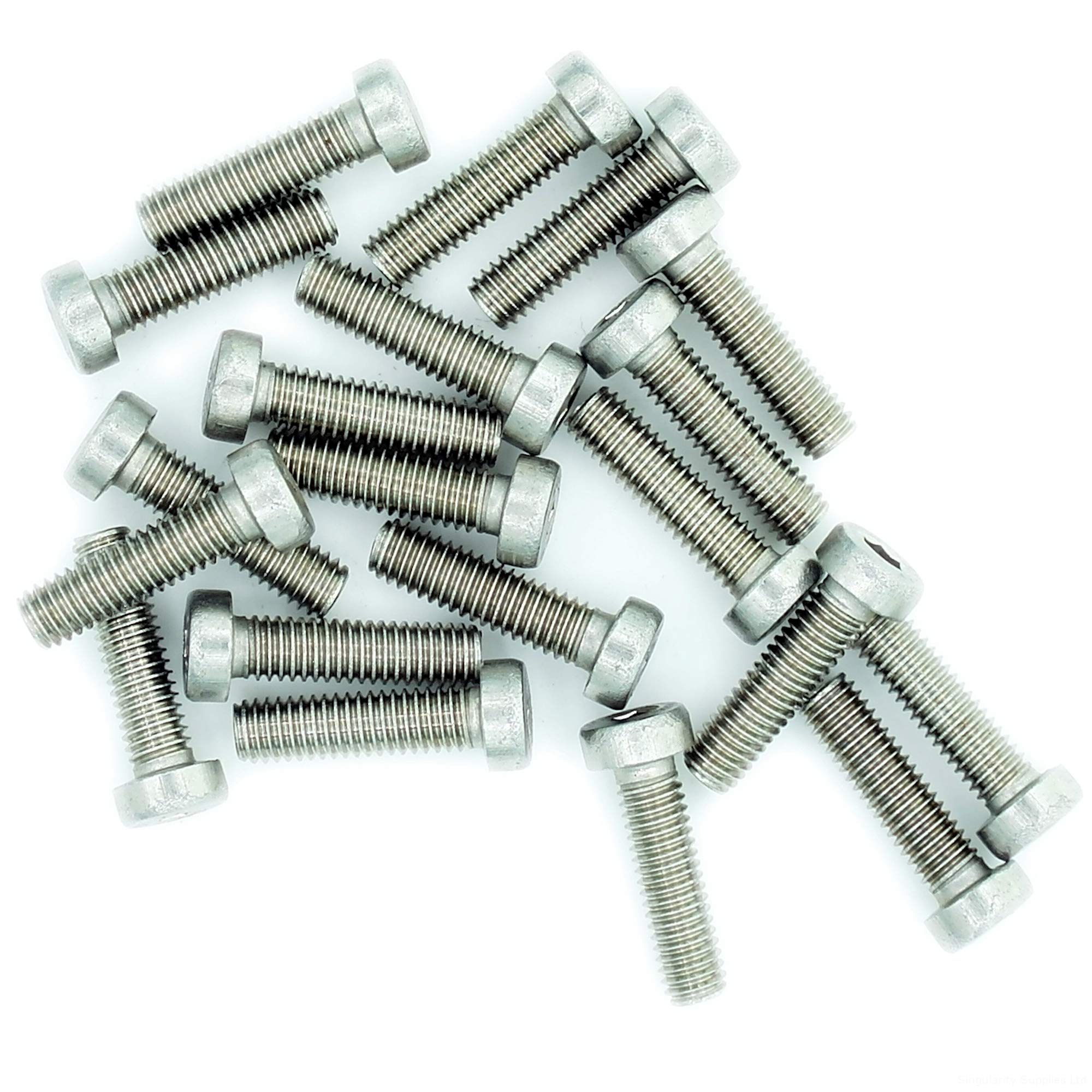 M4 (4mm x 6mm) Hex Socket Cap Screw (Bolt) (Low Head) - Stainless Steel (A2) (Pack of 20)