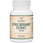Citrus Bergamot Extract 1,000mg, NSF Certified, 60 Capsules | Full-Spectrum Bergamot Complex, Citrus Polyphenols, Antioxidant Support, Third-Party Tested