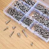 HAOCHEN 220 Pcs Self Tapping Screws Set M3/M4/M5 Stainless 304 with Washers view 6