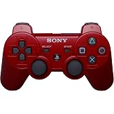 PlayStation 3 Dualshock 3 Wireless Controller (Red) (Renewed)