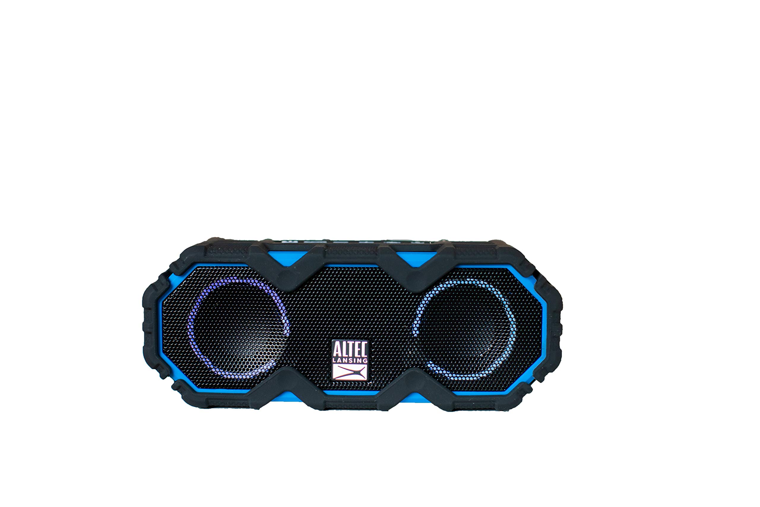 Altec Lansing LifeJacket Mini - Waterproof Bluetooth Speaker with Lights, Portable Wireless Speaker for Pool, Beach, Hiking, Sports, Camping, 16 Hour Playtime, Floats in Water Image