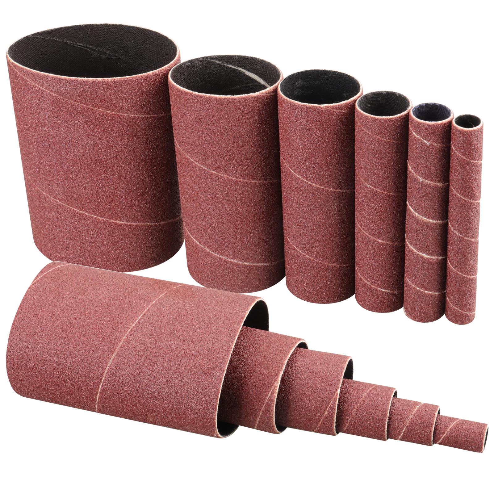 Shineboc 12PCS Aluminium Oxide Sanding Sleeves for Oscillating Sander, 120 Grit