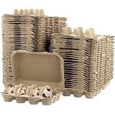 MUKLEI 70 Pack Quail Egg Cartons, 12 Count Egg Storage Containers Holder Bulk 9 X 5 X 2 Inches Quail Egg Holder Container For Home Kitchen Refrigerator Farmhouse