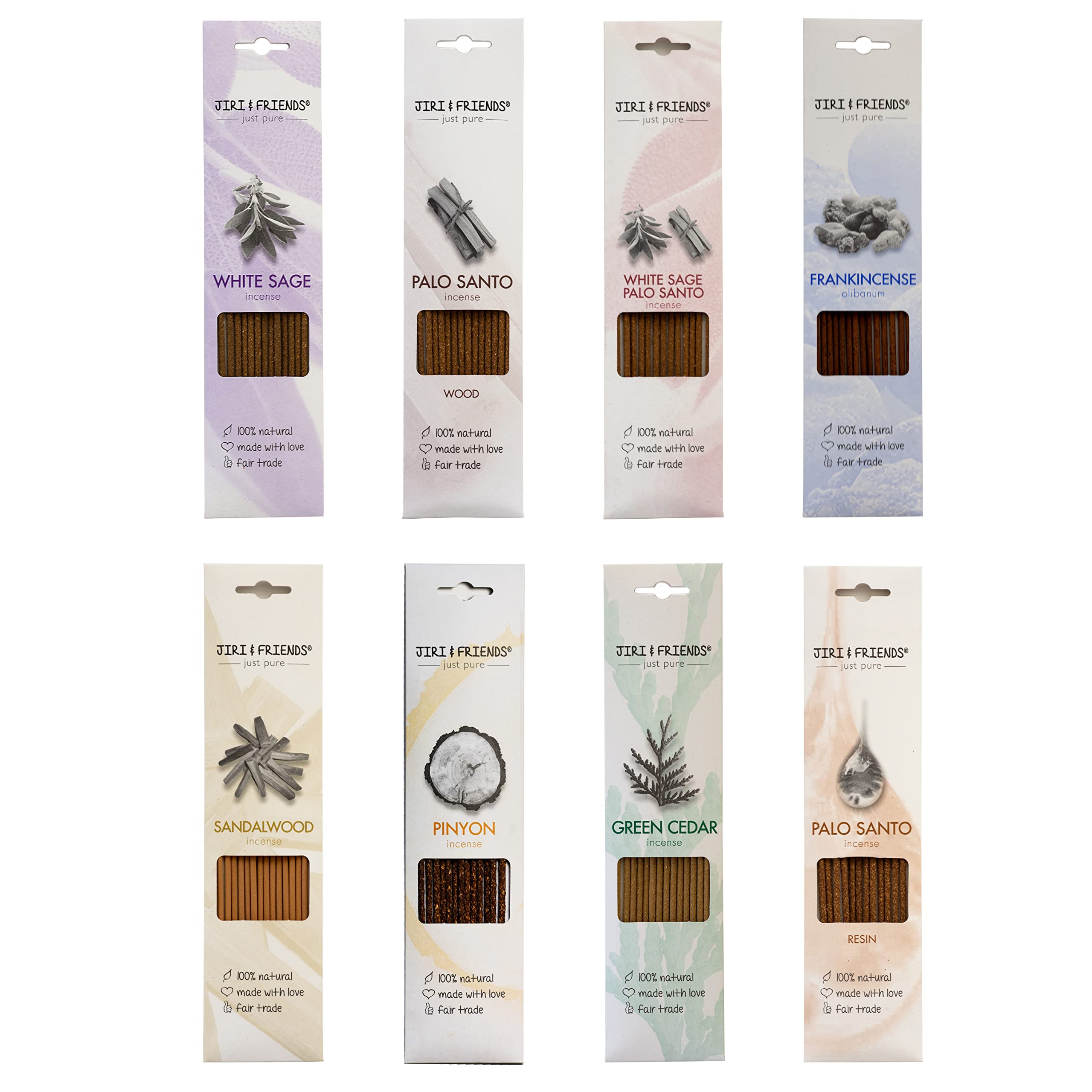 MULTIPACK XL value pack incense sticks Jiri and Friends A collection of all our 8 delicious incense sticks
