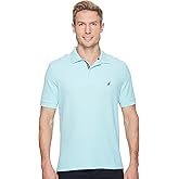 Nautica Men's Classic Short Sleeve Solid Performance Deck Polo Shirt