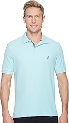 Nautica Men's Classic Short Sleeve Solid Polo Shirt