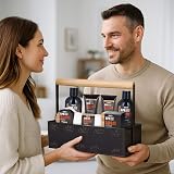 BRUBAKER Men's 8 Pc. Musk Body Wash Skincare Set Vintage Toolbox Gift view 4