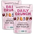 Daily Crunch Sprouted Almonds, 5 Ounce Resealable Bags (Cherry Berry, 2 Pack) – Sprouted and Dehydrated for a Unique Crunch,
