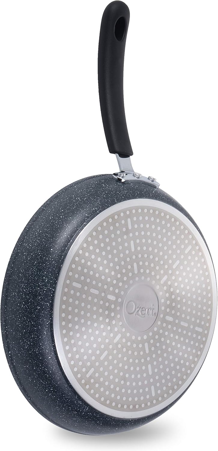 12" Stone Earth Frying Pan by Ozeri, with 100% APEO & PFOA-Free Stone-Derived Non-Stick Coating from Germany: Kitchen & Dining