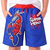 Disney Spiderman Cars Toy Story Boy Swim Trunks UPF 50+Swim Shorts Kid2-13Y | Marvel Venom Compression Liner&amp;Quick-Dry&amp;Double Side Pockets Swimming Trunk,Star Wars Board Short,Stitch Rash Guard Swimwear