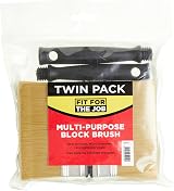 Fit For The Job Twin Pack 4 inch Block Brush for Rapid Painting view 4