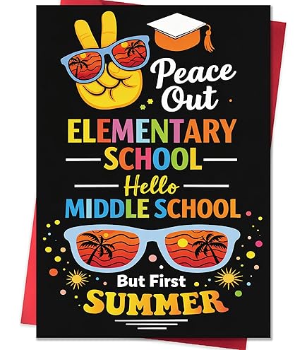 Amazon.com : Aisosiks Pop Up Graduation Card for 5TH Grade Graduation  Decorations 2026, 5TH Grade Handmade 3D Greeting Gift Card with Envelope :  Office Products
