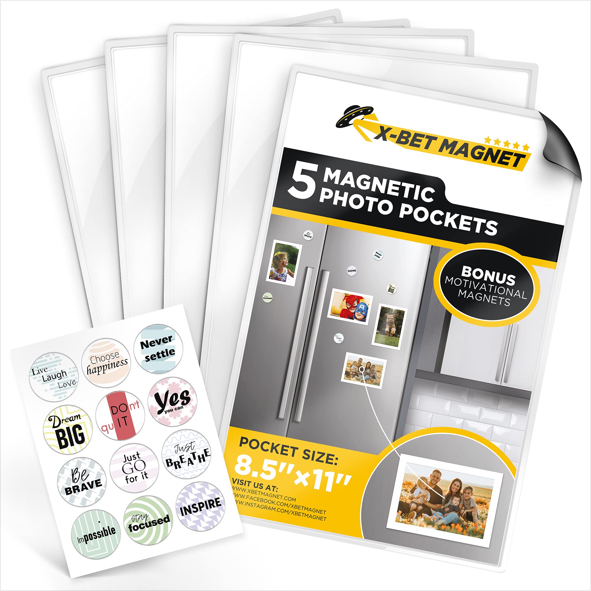 Magnetic Picture Frames for Refrigerator, 10
