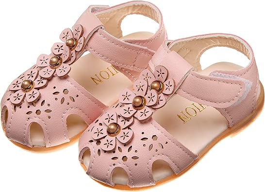 baby closed toe sandals