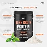 ALPHA01 Bone Broth Beef Protein Powder 400g Unflavoured Grass-Fed view 2