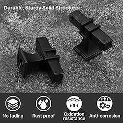 Lepatape 15 Pack Black Cabinet Knobs Black Knobs