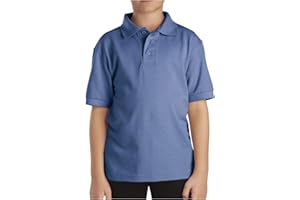 Dickies Boys' Short Sleeve Pique Polo