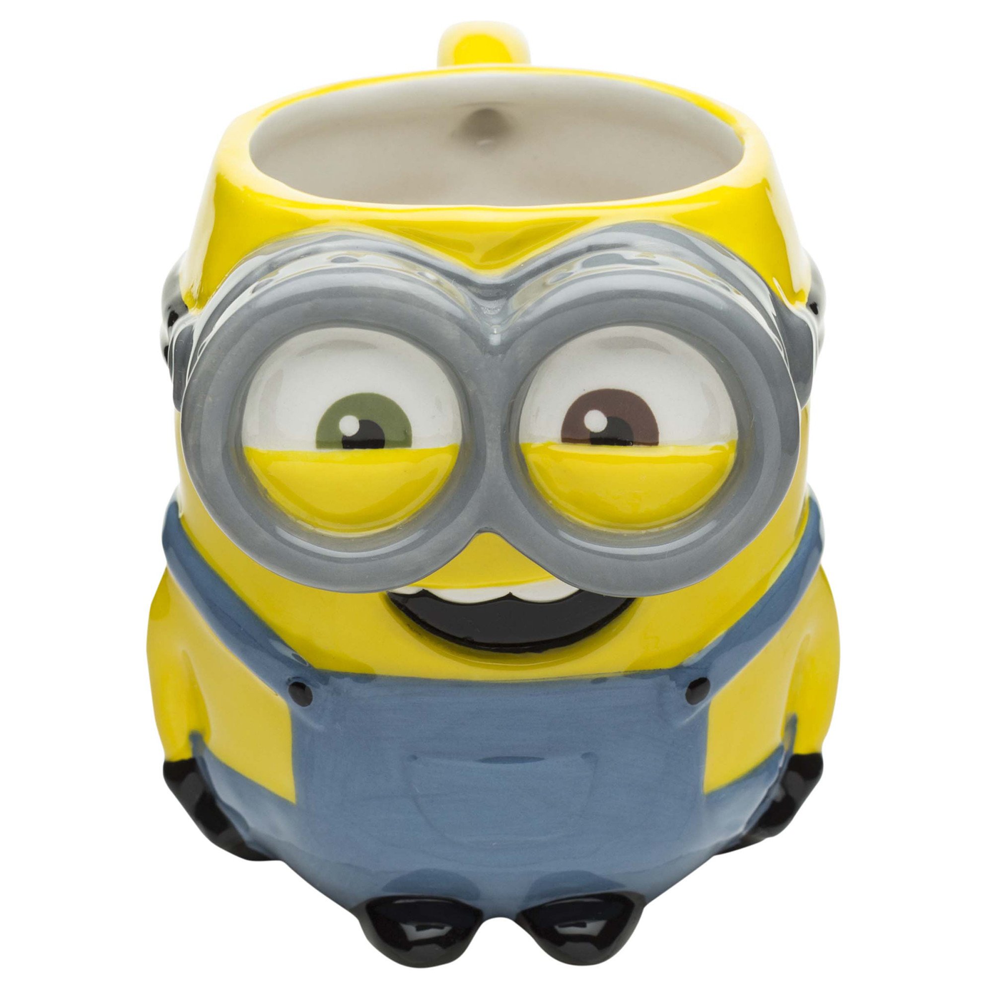 Zak Designs Sculpted Ceramic Coffee Mugs, Bob the Minion Buy Online in