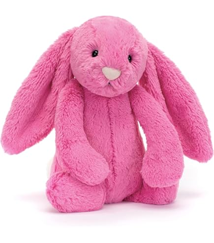 Bashful Rose BunnyMediumうさぎぬいぐるみ Amazon.com: Jellycat Bashful Luxe Rosa Bunny Stuffed Animal