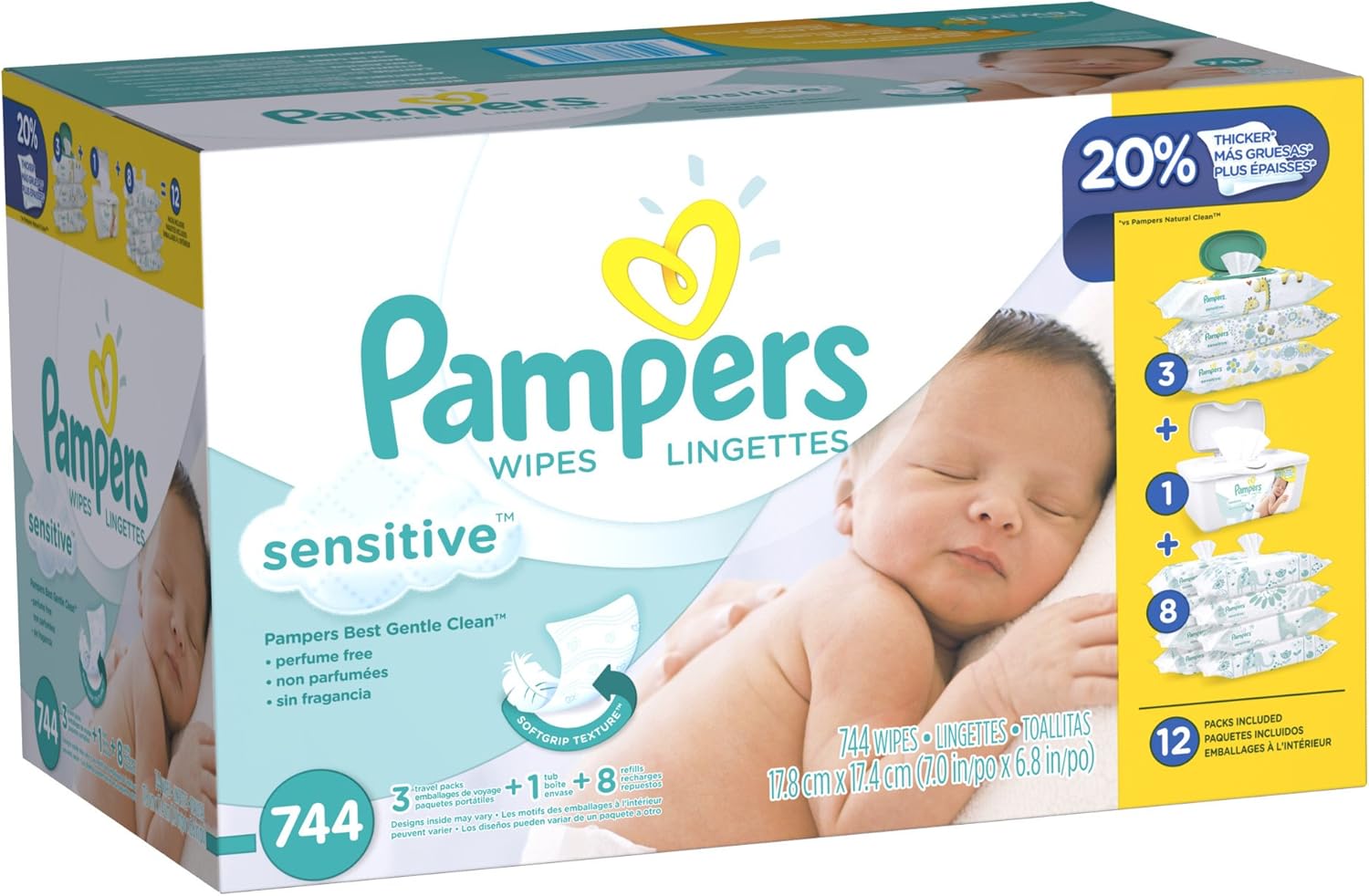 target pampers sensitive wipes