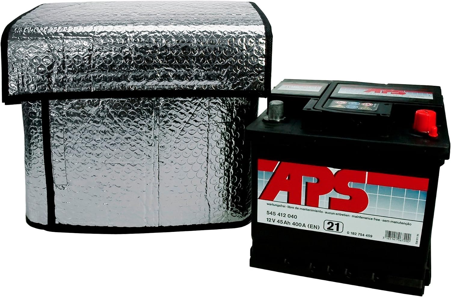 Cartrend 96144 Thermal battery case, dimensions approx. 115 x 74 cm, suitable for 32-45 Ah
