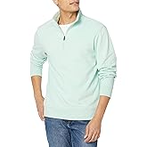 Amazon Essentials mens Lightweight French Terry Quarter-zip Mockneck Sweatshirt